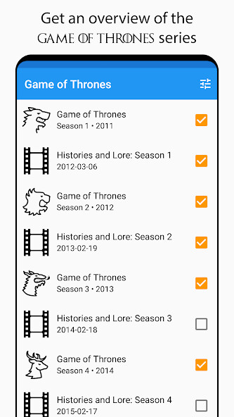 Run android online APK Episode Guide for Game of Thrones from MyAndroid or emulate Episode Guide for Game of Thrones using MyAndroid