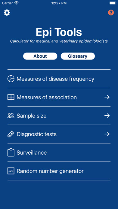 Emulate iPhone app Epi Tools using MyAndroid