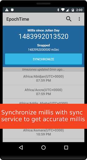 Run android online APK EpochTime-With World Clocks from MyAndroid or emulate EpochTime-With World Clocks using MyAndroid