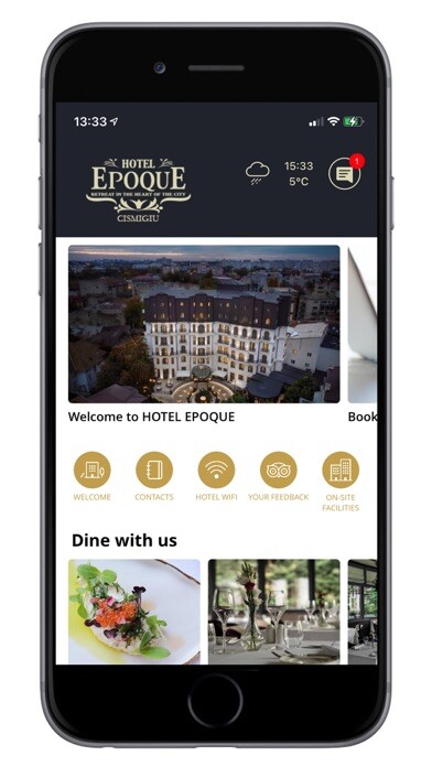 Emulate iPhone app Epoque Hotel using MyAndroid Emulate iPhone app Epoque Hotel using MyAndroid