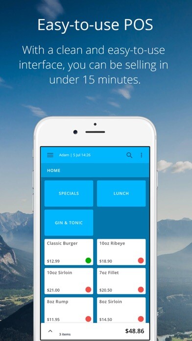 Emulate iPhone app Epos Now POS Till using MyAndroid Emulate iPhone app Epos Now POS Till using MyAndroid