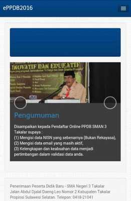 Emulate Android APK ePPDB SMAN 3 Takalar Emulate Android APK ePPDB SMAN 3 Takalar