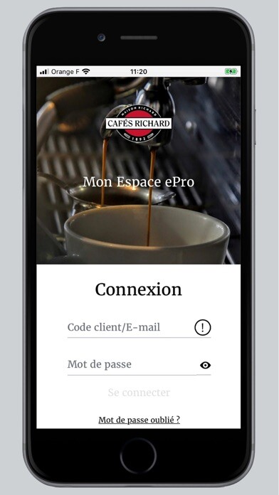 Emulate iPhone app ePro Cafés Richard using MyAndroid Emulate iPhone app ePro Cafés Richard using MyAndroid