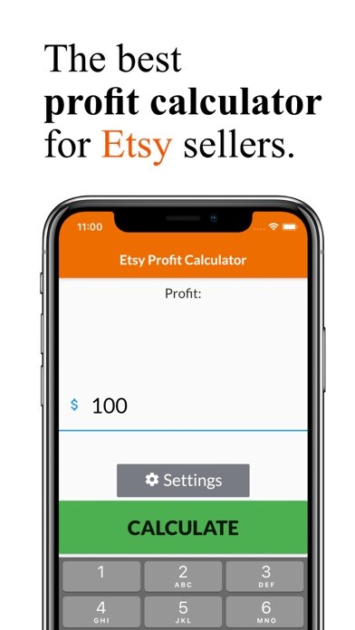 Emulate iPhone app E-Profit Calculator using MyAndroid