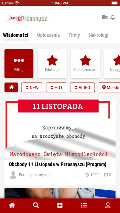 Emulate iPhone app ePrzasnysz using MyAndroid Emulate iPhone app ePrzasnysz using MyAndroid