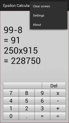 Emulate Android APK Epsilon Calculator Emulate Android APK Epsilon Calculator