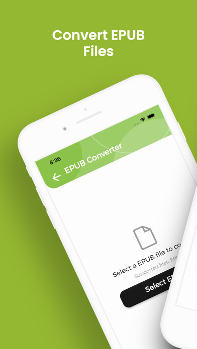 Emulate iPhone app EPUB Converter, EPUB to PDF using MyAndroid