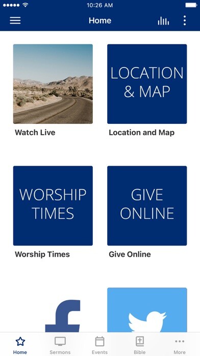 Emulate iPhone app Epworth UMC Toledo using MyAndroid Emulate iPhone app Epworth UMC Toledo using MyAndroid