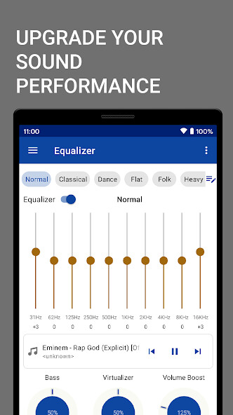 Run android online APK EQ+: Equalizer  Bass Booster from MyAndroid or emulate EQ+: Equalizer  Bass Booster using MyAndroid