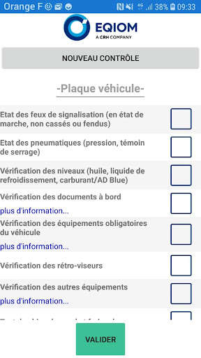 Run android online APK EQIOM - Verification journaliere. from MyAndroid or emulate EQIOM - Verification journaliere. using MyAndroid