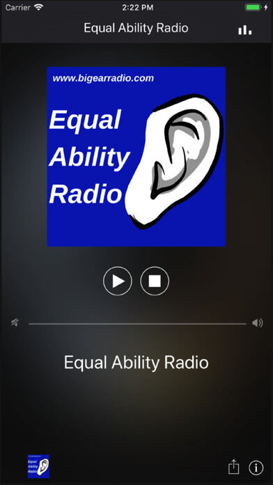 Emulate iPhone app Equal Ability Radio using MyAndroid Emulate iPhone app Equal Ability Radio using MyAndroid