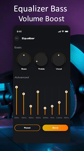 Run android online APK Equalizer Bass  Volume Boost from MyAndroid or emulate Equalizer Bass  Volume Boost using MyAndroid