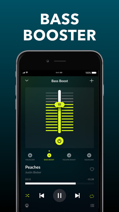 Emulate iPhone app Equalizer Fx: Bass Booster App using MyAndroid Emulate iPhone app Equalizer Fx: Bass Booster App using MyAndroid
