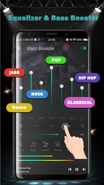 Run android online APK Equalizer FX from MyAndroid or emulate Equalizer FX using MyAndroid