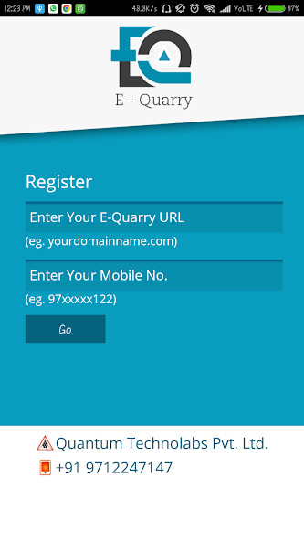 Run android online APK E-Quarry-M from MyAndroid or emulate E-Quarry-M using MyAndroid