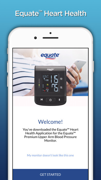 Emulate iPhone app Equate Heart Health using MyAndroid