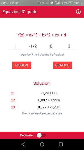 Run android online APK Equazioni Terzo Grado from MyAndroid or emulate Equazioni Terzo Grado using MyAndroid Run android online APK Equazioni Terzo Grado from MyAndroid or emulate Equazioni Terzo Grado using MyAndroid