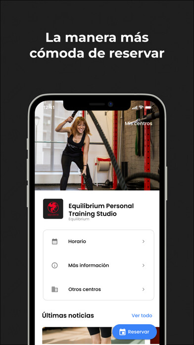 Emulate iPhone app EQUILIBRIUM PERSONAL TRAINING using MyAndroid Emulate iPhone app EQUILIBRIUM PERSONAL TRAINING using MyAndroid