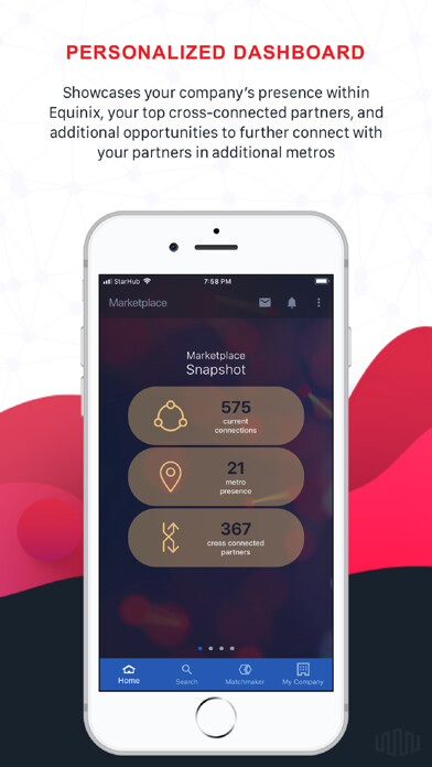 Emulate iPhone app Equinix Marketplace using MyAndroid
