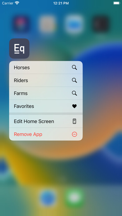 Emulate iPhone app Equistats using MyAndroid