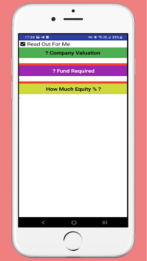 Run android online APK Equity Valuation Calculator from MyAndroid or emulate Equity Valuation Calculator using MyAndroid