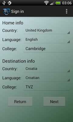 Emulate Android APK ErasmusPro