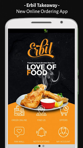 Run android online APK Erbil Takeaway from MyAndroid or emulate Erbil Takeaway using MyAndroid