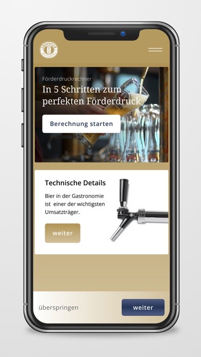 Emulate iPhone app ERDINGER FASSBIER using MyAndroid Emulate iPhone app ERDINGER FASSBIER using MyAndroid