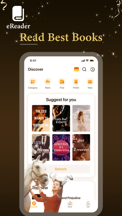 Emulate iPhone app eReader-Webnovel & Books using MyAndroid