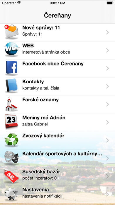Emulate iPhone app Čereňany using MyAndroid Emulate iPhone app Čereňany using MyAndroid