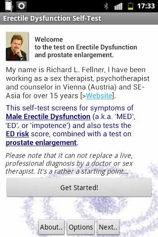 Run android online APK Erectile Dysfunction / Impotence Self-Test from MyAndroid or emulate Erectile Dysfunction / Impotence Self-Test using MyAndroid Run android online APK Erectile Dysfunction / Impotence Self-Test from MyAndroid or emulate Erectile Dysfunction / Impotence Self-Test using MyAndroid