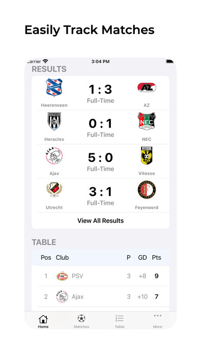 Emulate iPhone app Eredivisie - Voetbal Uitslagen using MyAndroid Emulate iPhone app Eredivisie - Voetbal Uitslagen using MyAndroid