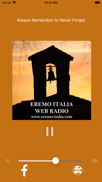 Emulate iPhone app Eremo Italia Web Radio using MyAndroid Emulate iPhone app Eremo Italia Web Radio using MyAndroid