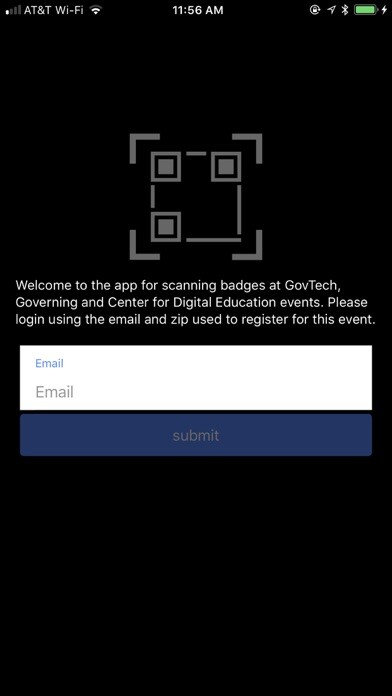 Emulate iPhone app e.Republic Badge Scanner using MyAndroid