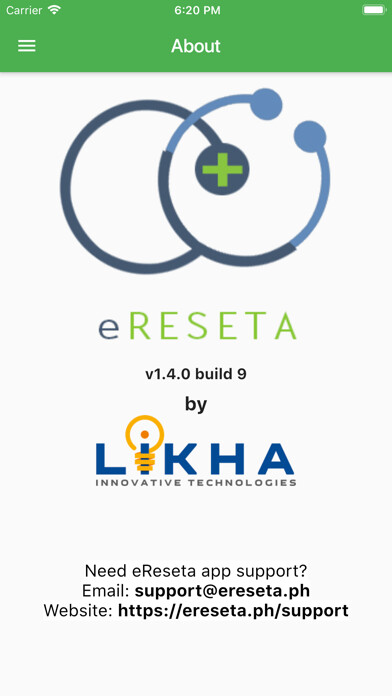 Emulate iPhone app eReseta using MyAndroid