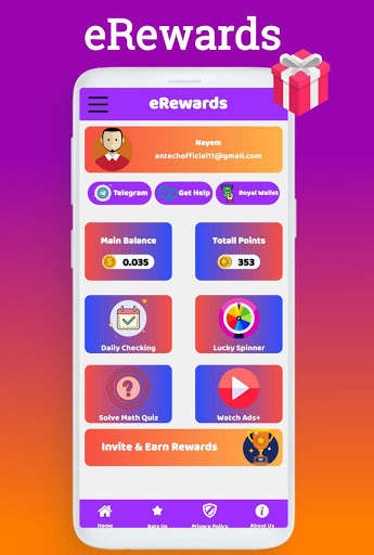 Run android online APK e Rewards- Earn Money Online from MyAndroid or emulate e Rewards- Earn Money Online using MyAndroid