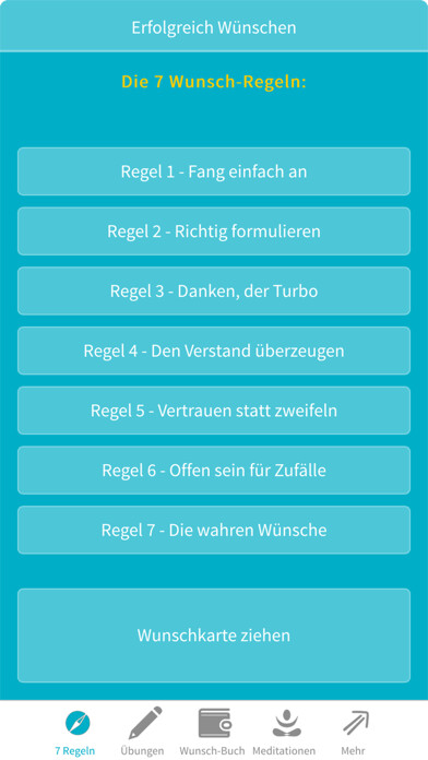 Emulate iPhone app Erfolgreich Wünschen using MyAndroid
