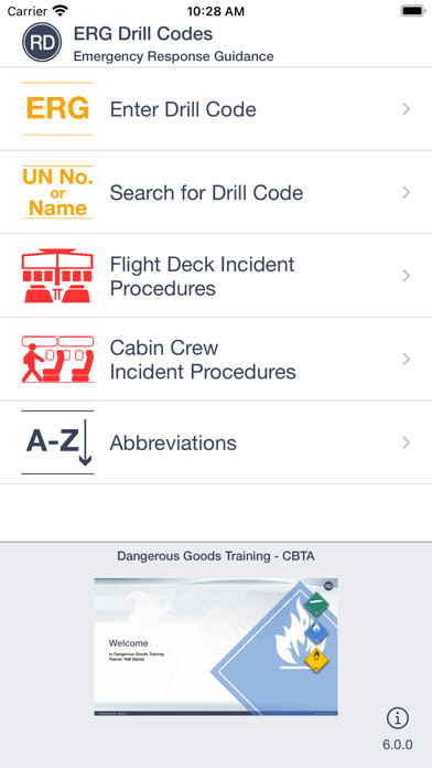 Emulate iPhone app ERG Drill Codes using MyAndroid