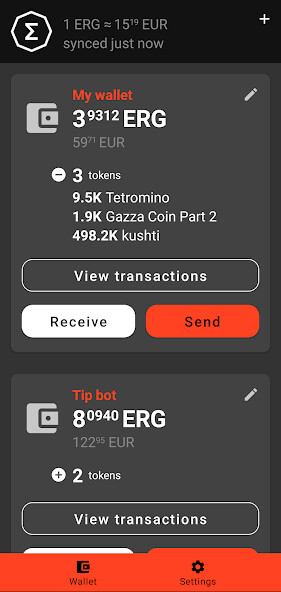 Run android online APK Ergo Wallet App from MyAndroid or emulate Ergo Wallet App using MyAndroid