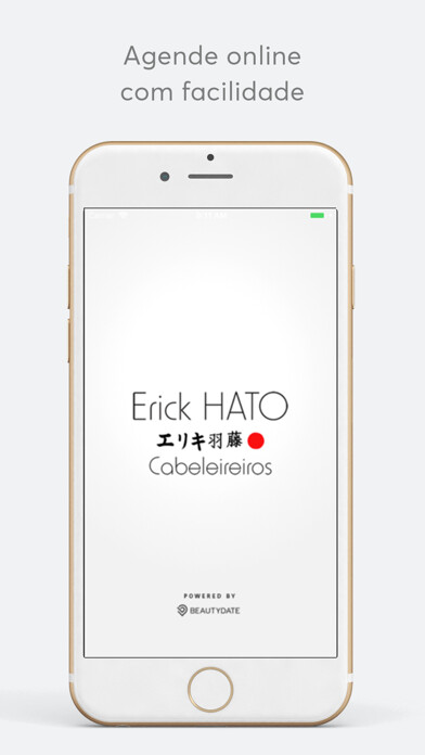 Emulate iPhone app Erick Hato Cabeleireiros using MyAndroid
