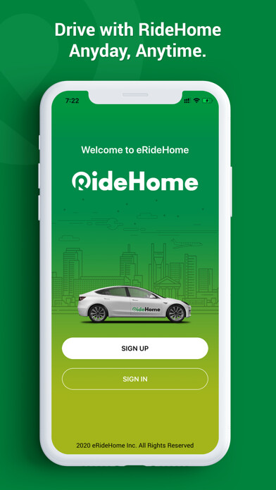 Emulate iPhone app eRideHome Driver using MyAndroid