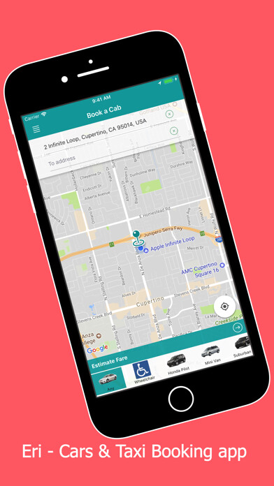 Emulate iPhone app Eri Taxi using MyAndroid