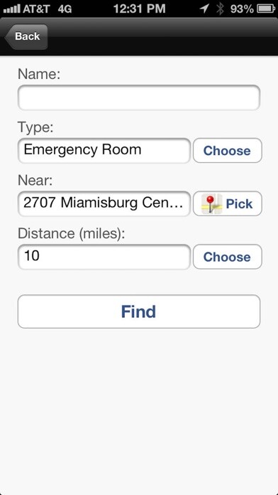 Emulate iPhone app ER Locator using MyAndroid Emulate iPhone app ER Locator using MyAndroid