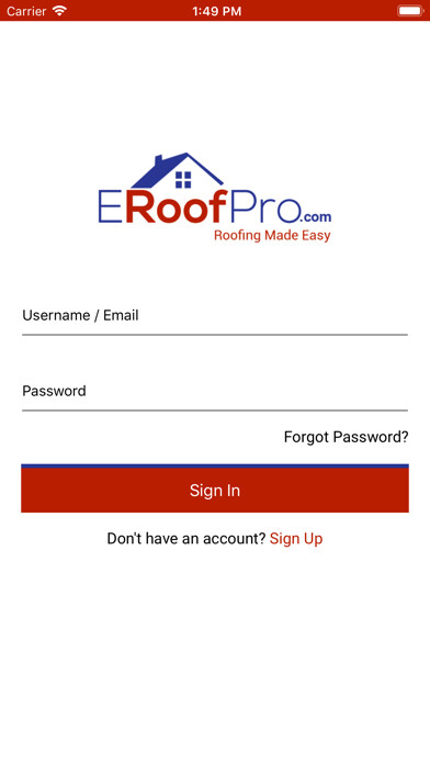 Emulate iPhone app ERoofPro using MyAndroid