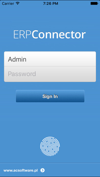 Emulate iPhone app ERP CONNECTOR using MyAndroid