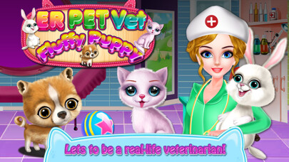 Emulate iPhone app ER Pet Vet - Fluffy Puppy using MyAndroid