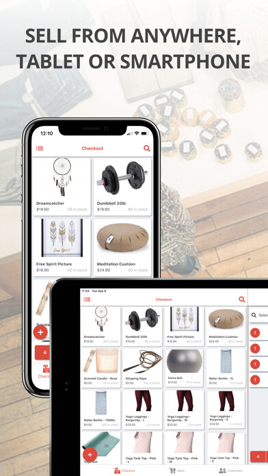 Emulate iPhone app erplain POS - Point of Sale using MyAndroid