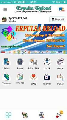 Emulate Android APK ERPULSA