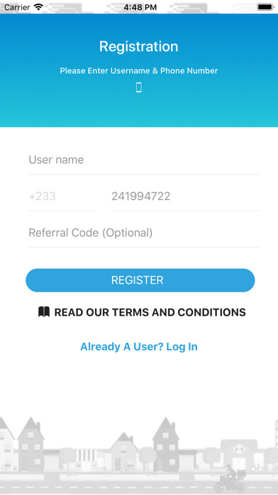 Emulate iPhone app Erranda using MyAndroid