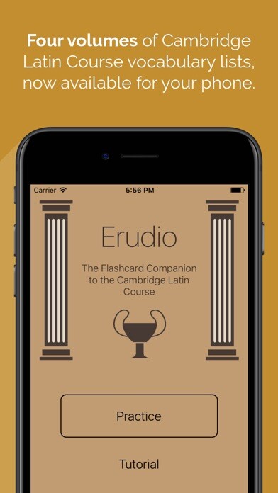 Emulate iPhone app Erudio: Cambridge Latin Course using MyAndroid Emulate iPhone app Erudio: Cambridge Latin Course using MyAndroid